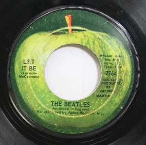 Rock 45 The Beatles - Let It Be / You Know My Name (Look Up My Number) On Apple - Picture 1 of 2