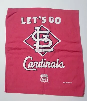 LET'S GO STL ST. LOUIS CARDINALS RALLY TOWEL 2016  Red Phillips 66  - Image 1 of 3