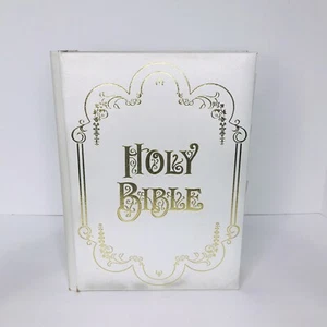 Vintage Holy Bible  Catholic Family Life Edition Genuine Bonded Leather - Unused - Picture 1 of 8