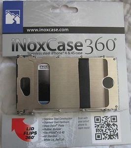 Funda de acero inoxidable CRKT Columbia River iNoxCase 360 Apple iPhone 4 y 4S INOX4SX ¡NUEVA! - Imagen 1 de 3