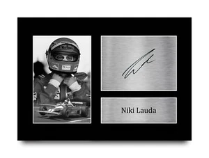 Niki Lauda Formula 1 fantastica idea regalo stampe fotografiche firmate per appassionati di F1 Formula 1 - Foto 1 di 17