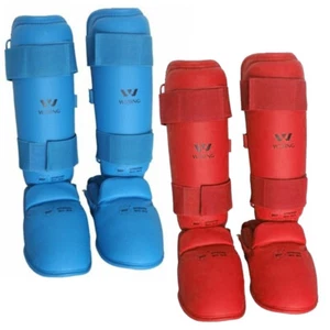 Morgan Sports - Wesing Karate Shin & Instep Guard - WKF Approved Protective Wear - Picture 1 of 13