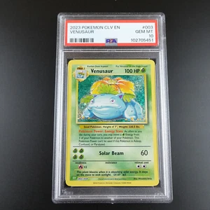 PSA 10 Venusaur 003/034 Classic Collection English Holo Graded Pokemon Card - Picture 1 of 3