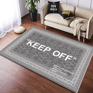 Alfombra Keep Off, Off White, Keep Off, Keep Off alfombra, para sala de estar, alfombra de ventilador, - Imagen 1 de 12