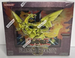 2005 YUGIOH FLAMING ETERNITY 1st Edition Booster Box FET English SEALED NEW - Picture 1 of 8