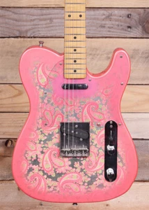 1987 Fender MIJ Telecaster Pink Paisley w/ Case "Good Condition" - Picture 1 of 9