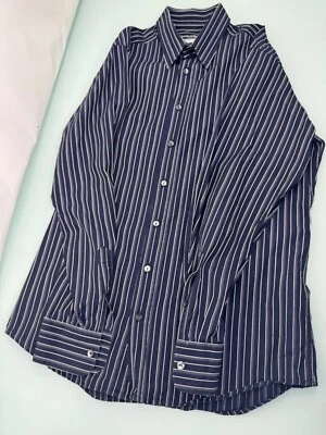 Camisa de vestir Dolce & Gabbana para hombre ajuste a medida 16,5 42 L azul abotonada hecha en Italia Foto 1 de 4