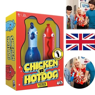 Big Potato Chicken Vs Hotdog – Hilarious Flip Challenge Party Game for Families