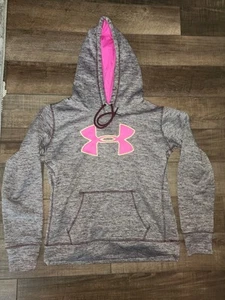 Under Armour Hoodie Damen Small Storm Fleece Big Logo Twist meliert Pullover - Bild 1 von 3
