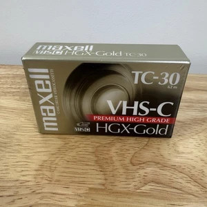 Maxell MAX203010 High Grade VHS-C Videotape Cassette - Sealed - NIP - Picture 1 of 3
