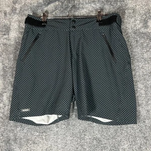 Navaeh Zoic Shorts Mens Medium 7 inch Inseam Black Polka Dots Cycling Outdoors - Picture 1 of 9