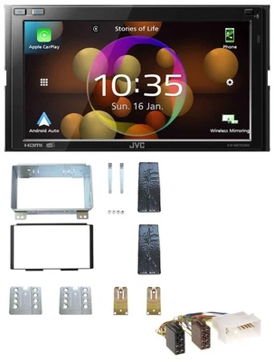 JVC DAB MP3 2DIN Bluetooth USB Autoradio für Kia Carnival II VQ 06-11 - Bild 1 von 4