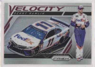 2019 Panini Prizm Velocity Silver Prizm Denny Hamlin #72 - Image 1 of 2