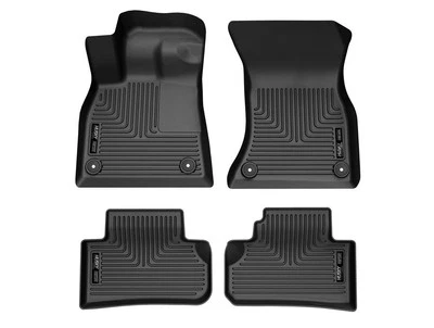 Husky Liners Weatherbeater Floor Mats Fit 2018-2024 Audi Q5, SQ5 Front/2nd Black Foto 1 de 4
