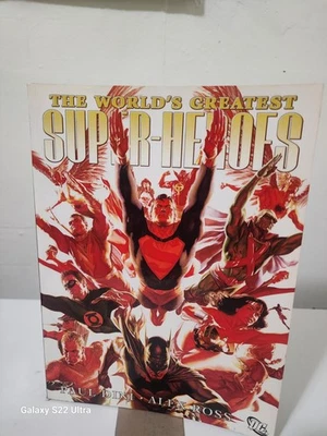 World's Greatest Super-Heroes By Paul Dini and Alex Ross Softcover DC Comics - Image 1 of 4