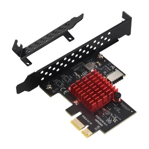 PCIE USB 3.1 GEN2 Type-E Expansion Card,10Gbps PCI Express 3.0 1X to 20Pin7622 - Afbeelding 1 van 7