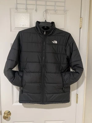 Chaqueta reversible negra con cremallera completa The North Face. Niños XL 18/20 Foto 1 de 4