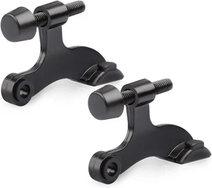 2 Stück Scharnierstift schwarz Türstopper, verstellbar Deluxe Schwerlast Türstopper 2- - Bild 1 von 12