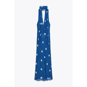 VESTIDO MIDI ZARA ESTAMPADO LUNARES - Imagen 1 de 6