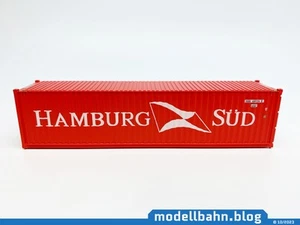 Roter 40ft Container "Hamburg Süd" in 1:87 (H0) - Bild 1 von 5