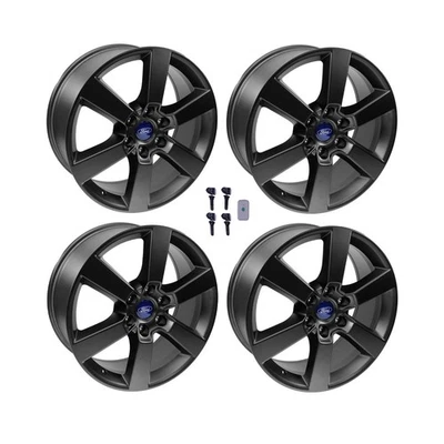 Комплект матовых черных колес Ford Performance 20 дюймов x 8,5 дюйма F-150/Raptor 2015-2023 - Изображение 1 из 4
