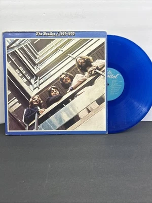 BEATLES 1967-1970 RARE BLUE VINYL EX 1978 LTD. ED. REISSUE CAPITOL RECORDS 2xLP - Image 1 of 4