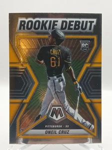 2022 Panini Mosaic Rookie Debut #RD-5 Oneil Cruz RC – Pirates - Picture 1 of 2