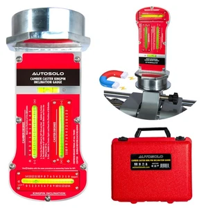 AutoSolo Magnetic Camber Caster Alignment Tool with Kingpin Inclination - Pre... - Picture 1 of 7