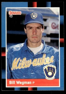 1988 Donruss Bill Wegman #151 Milwaukee Brewers - Picture 1 of 2