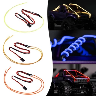 RC LED Strip Lights Flexible Cuttable for TRX4M SCX24 1/24 1/18 Crawlers Upgrade - Image 1 of 4