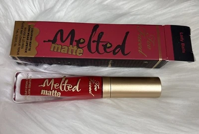 Lápiz labial Too Faced derretido mate de larga duración LADY BALLS ~ 7 ml/0,23 oz nuevo en caja Foto 1 de 4