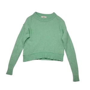 Kilte Pullover Damen 2* mittelgrün Kaschmir Baby Alpaka Seide offen Strick weich - Bild 1 von 8