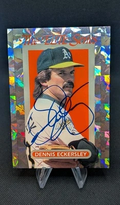 1993 Donruss Elite Series Dennis Eckersley Auto #'d /5000 (Jumbo) SIGNED  - Image 1 of 2
