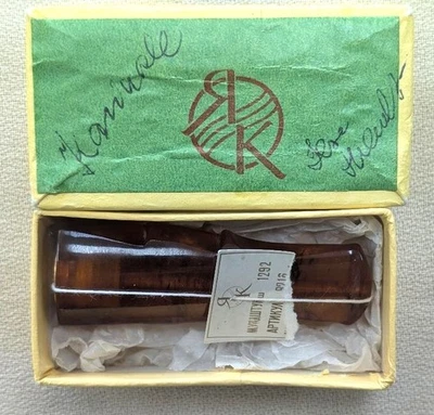 Natural Baltic  Amber  Cigarette Holder In  Box Russian/Estonian  Vintage - Image 1 of 4