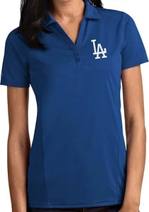 Antigua Los Angeles Dodgers Damen blau Tribute Kurzarm Poloshirt 3XL neu mit Etikett - Bild 1 von 1