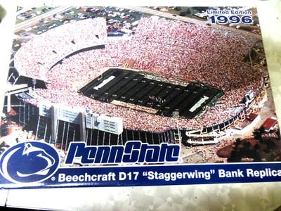 1916 Penn State D17 "Staggerwing" Diecast Airplane Bank - Image 1 of 4