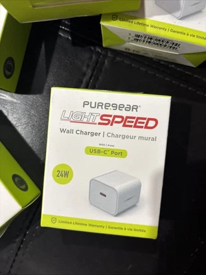 Lote de Cargador de Pared Universal USB-C PureGear Velocidad de Luz (33 Cantidad) Foto 1 de 3