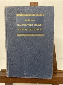 Illustrated Pocket Medical Dictionary Second Edition Blakiston's 1960 Hardcover - Picture 1 of 12