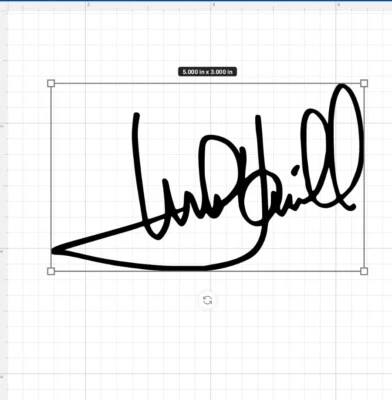 Mark Hamill Signature autograph VINYL DECAL STICKER Star Wars Luke Skywalker - Image 1 of 4