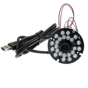 ELP Night Vision USB Camera Module With 24pcs IR Leds 1080P Mini CCTV Camera HD - Picture 1 of 11
