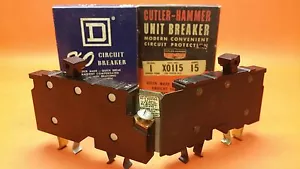 15 AMP Cutler Hammer Cuadrado D 15A Sq D XO X0 Rompedor Delgado de un solo polo XO115 NUEVO - Imagen 1 de 4