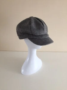 Hawkins Collection Ladies Grey Super Soft Baker Boy / News Boy Cap, BNWT - Picture 1 of 8