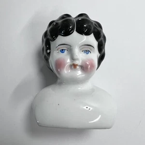 Antique China Doll Head ONLY Repair Restore Parts Size 3.5” Tall Vintage - Picture 1 of 10