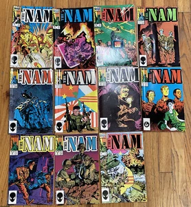 MARVEL THE NAM 11 COMICS BOOKS - Picture 1 of 12