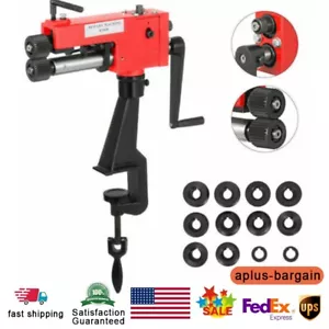 7" Bead Roller Former Sheet Metal Steel Bender & 6 Die Sets Burring Edging Tool - Picture 1 of 12