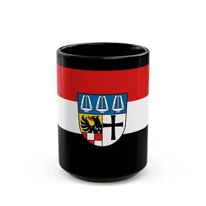Flagge Bad Kissingen Deutschland - schwarze Kaffeetasse - Bild 1 von 9