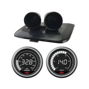 Commodore VE I & II Dual Gauge Pod w/ Digital Oil Pressure Volt Gauge SV6 SS - Picture 1 of 11