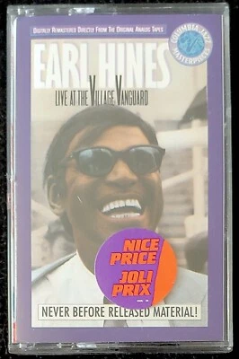 EARL HINES – LIVE AT THE VILLAGE VANGUARD - CASSETTE PLAYS PERFECT - Image 1 of 3