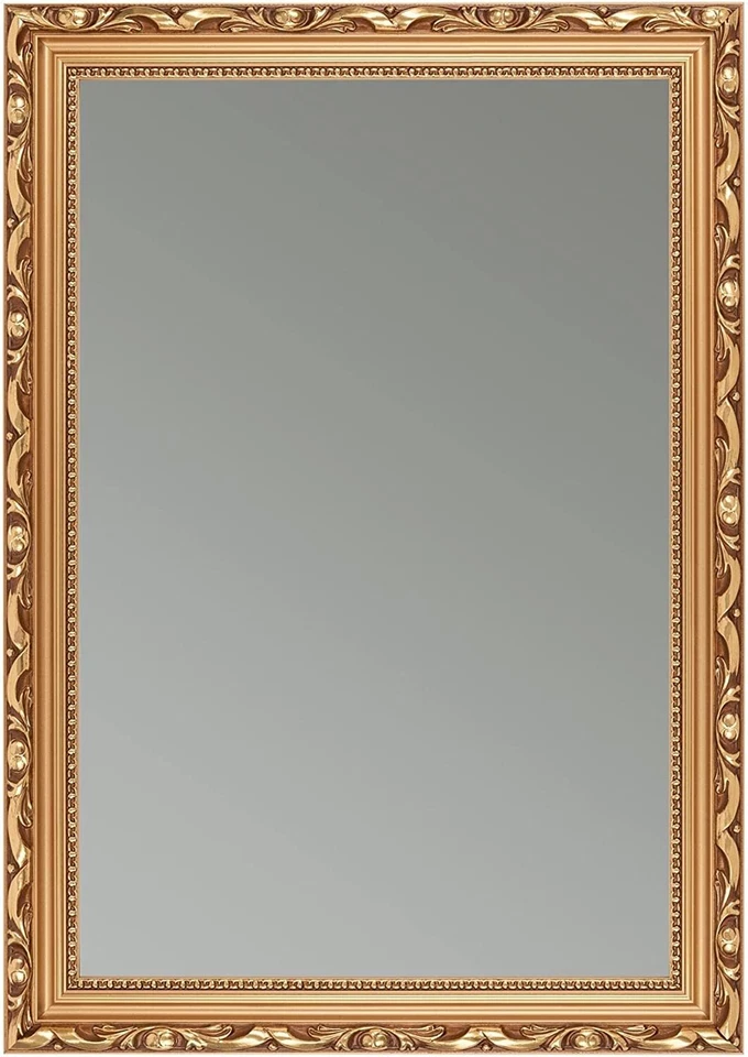 CLAMARO 'Karl' Antik Wandspiegel mit Rahmen Bronze Shabby Chic