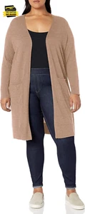 Women'S Lightweight Longer Length Cardigan Sweater (Available in plus Size) ⭐️⭐️ - Picture 1 of 5